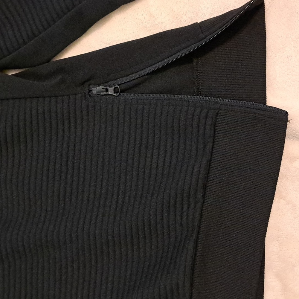 RARE RBX Ribbed Sweatshirt With Size Zippers Size XL - Picture 3 of 4
